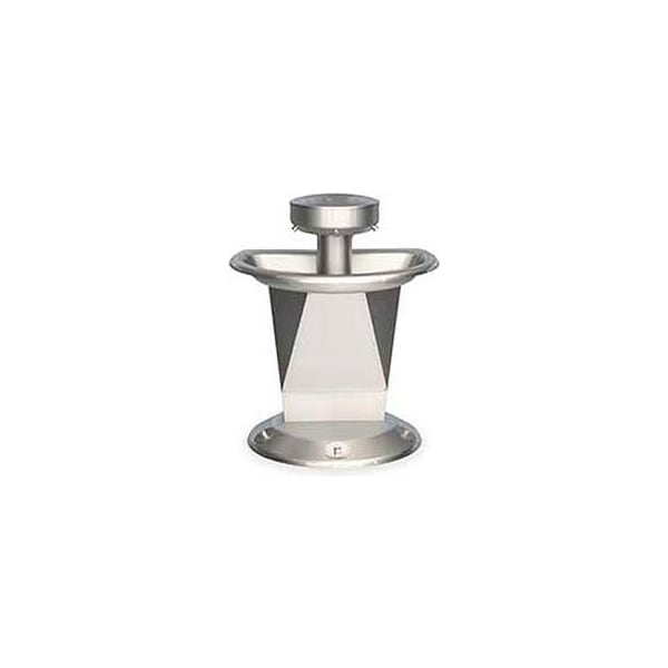 Bradley Bradley Corp Wash Fountain, Semi-Circular, Raising Vent, Series SN2003, 3 Person S93-628 - main
